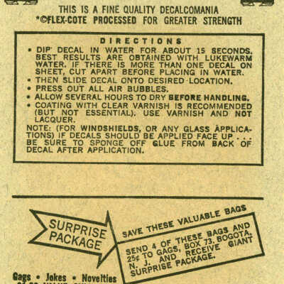 Key West Shrimp Boats Travel Decal Instructions