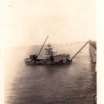 Old Seven Mile Bridge Construction
