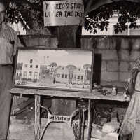 Mario Sanchez in his Studio Under the Trees