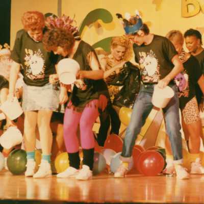 Some sort of performance going on.