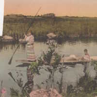 Seminole Indians in the Everglades