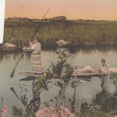 Seminole Indians in the Everglades