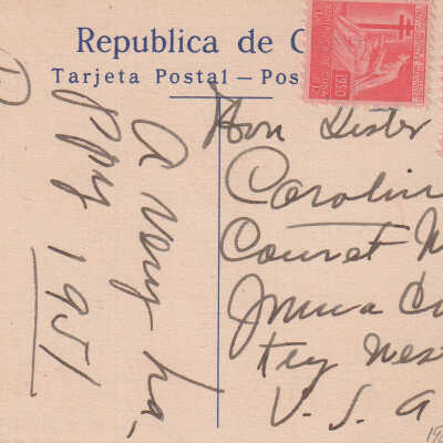 Havana, Royal Palms Avenue: © Key West Art & Historical Society