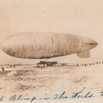 U.S. Navy Blimp Docked in Key West