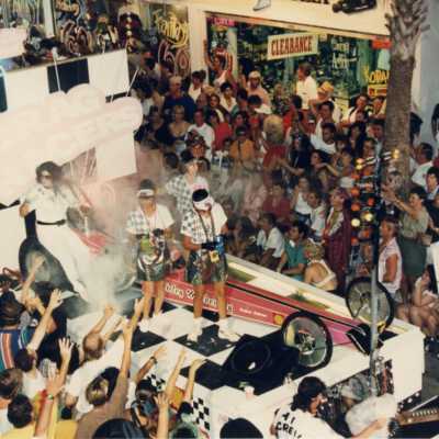 A float in the parade.