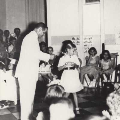 Gail Hartley at San Carlos School: © Key West Art & Historical Society