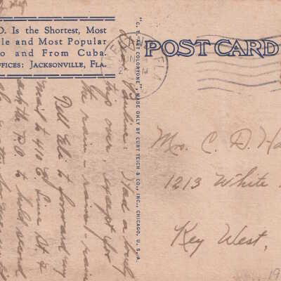 P&O Twin Screw Passenger Steamship CUBA: © Key West Art & Historical Society