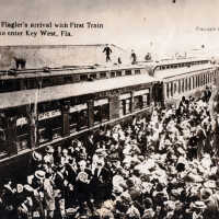 Arrival of the First Florida East Coast Railway Train in Key West