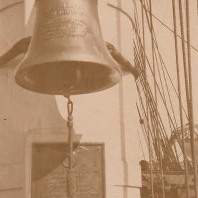 Bell on a ship