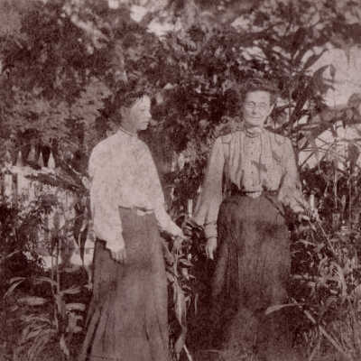 Mary Bethel and Daughter on Key West Lighthouse Grounds