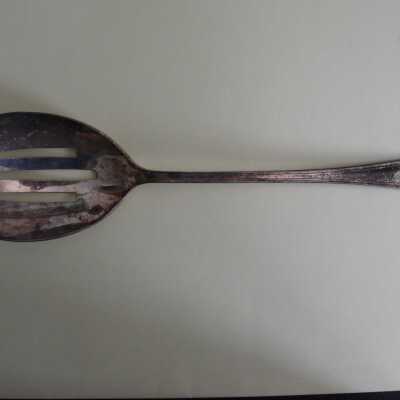 Pan Am Airways Slotted Serving Spoon