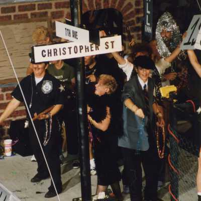 A float in the parade.