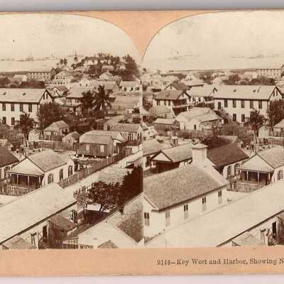 Key West and Harbor, Showing North Atlantic Squadron