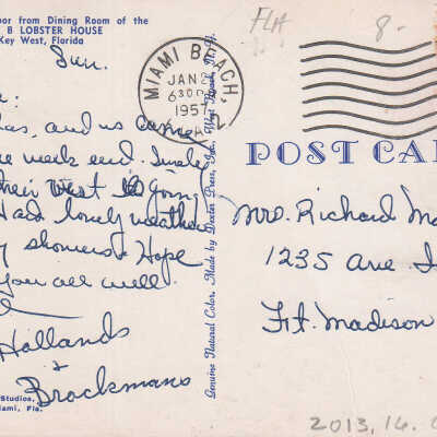 A & B Lobster House, Key West: © Key West Art & Historical Society