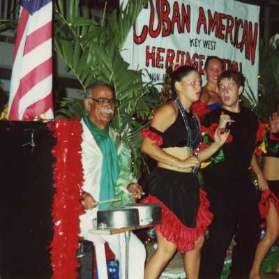 A float in the parade.