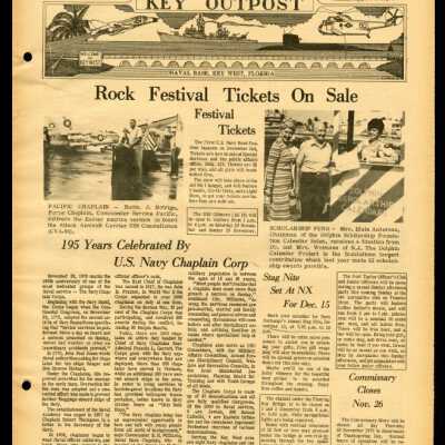 'Key Outpost' Newspaper: Copyright: @ Key West Art & Historical Society; Origformat: Print-Photographic