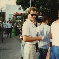 An unknown man.