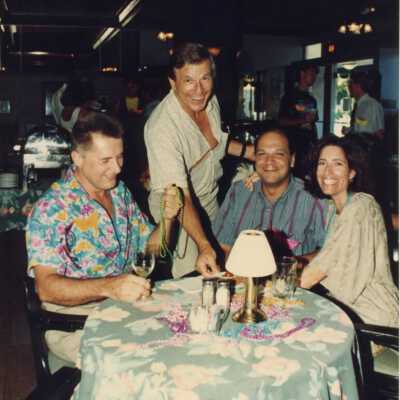 Dennis Beaver and Rita Troxel at the Fantasy Fest Sponsor appreciation party.