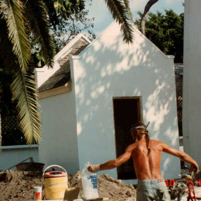 Worker at the Key West Lighthouse