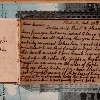 Greetings from Philadelphia. Bellevue-Stratford Hotel: © Key West Art & Historical Society