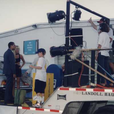 A float that will be in the parade.