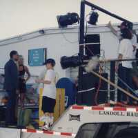 A float that will be in the parade.