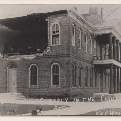 Damage to the Monroe County Court House