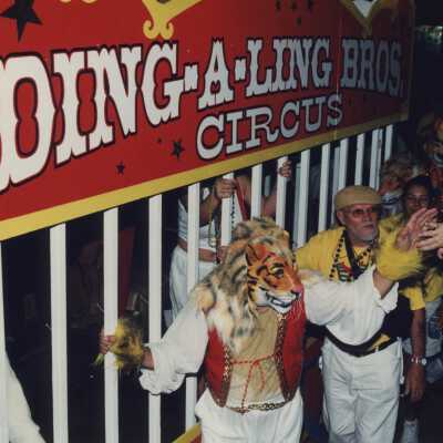 A float in the parade.