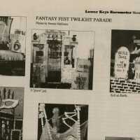 A few pictures with captions about Fantasy Fest in an unknown newspaper.