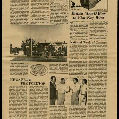 'Key Outpost' Newspaper: Copyright: @ Key West Art & Historical Society; Origformat: Print-Photographic