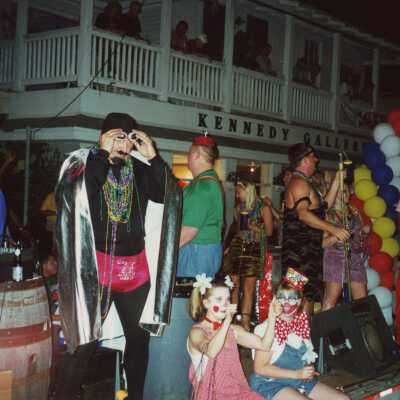 A float in the parade.