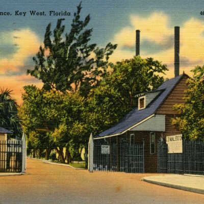 Navy Yard Entrance, Key West, Florida