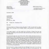 A letter to Judi Bradford from attorney Steve E. Moody.