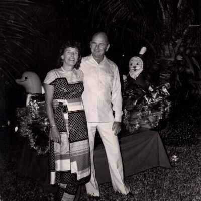 Dr. (Captain) Peter Wells and his wife Helen