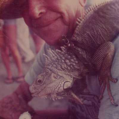 Key West Iguana man: Copyright: © Key West Art & Historical Society; Origformat: Print-Photographic