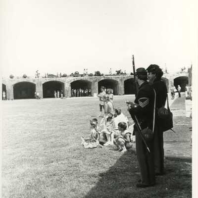 Interior of Fort Zachary Taylor