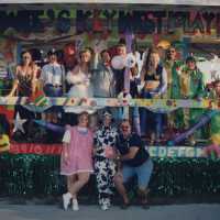 A vendor at the FF street fair.