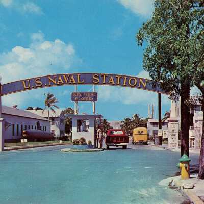 Entrance to Naval Station Key West