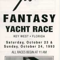 Fantasy Fest 1993 yacht race brochure.