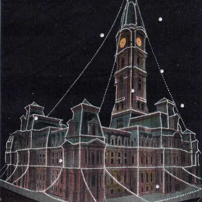 City Hall by Night, Philadelphia