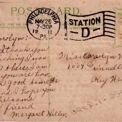 Bellevue Stratford Hotel, Philadelphia, Pa.: © Key West Art & Historical Society