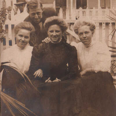 Unknown man and women