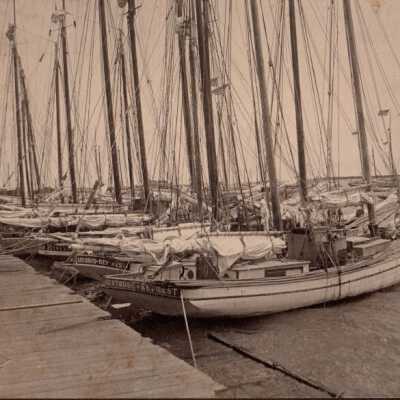 The Sponge Fleet at Dock in Key West: Copyright: © Key West Art & Historical Society; Origformat: Print-Photographic