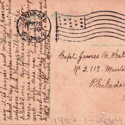 Chicago Hall and Campus View, Grinnell, Iowa: © Key West Art & Historical Society