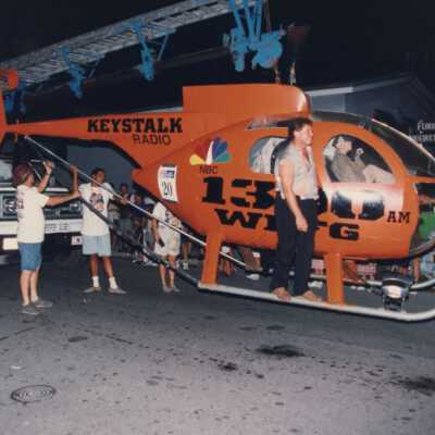Keystalk radio float in the parade.