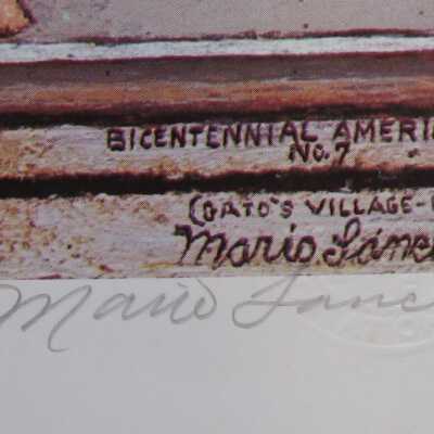 Bicentennial Americana #7 (signature and stamp)