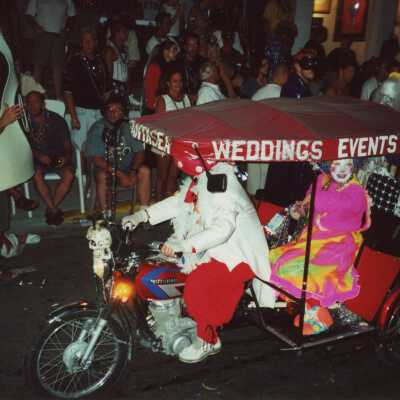 A float in the parade.