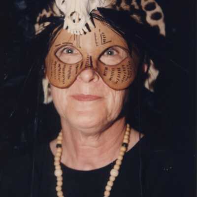 Unknown woman dressed up.