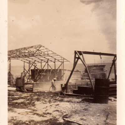 Old Seven Mile Bridge construction