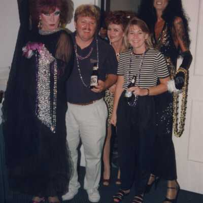 Unknown people at the award ceremony.